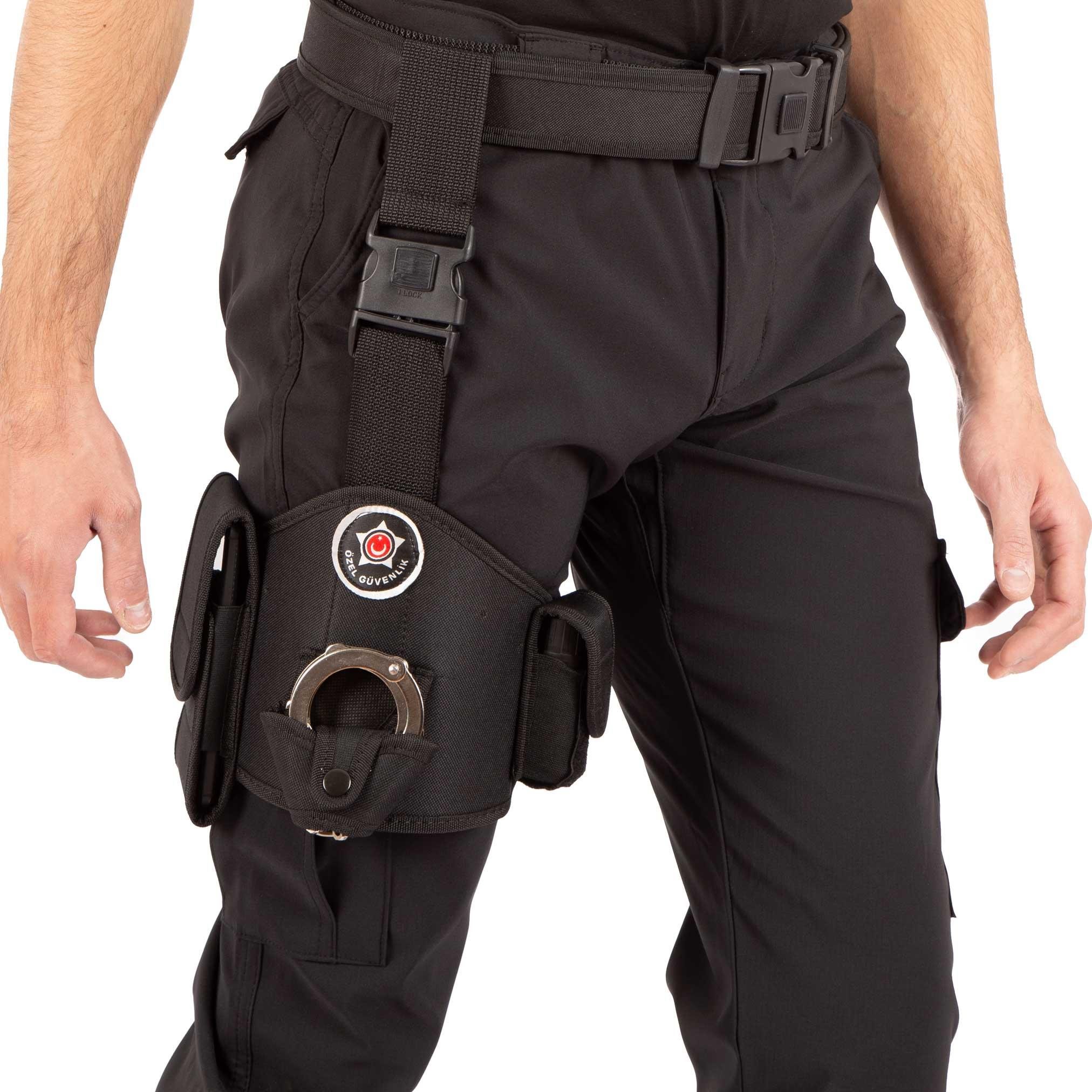 Özel Güvenlik Bacak Kılıfı Siyah