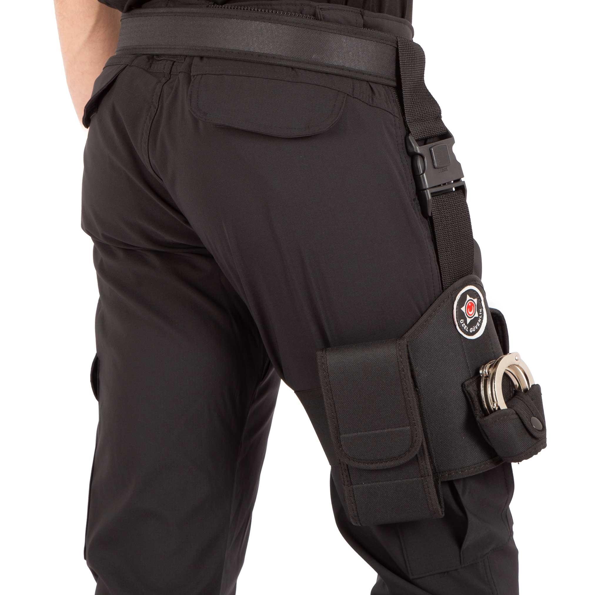 Özel Güvenlik Bacak Kılıfı Siyah