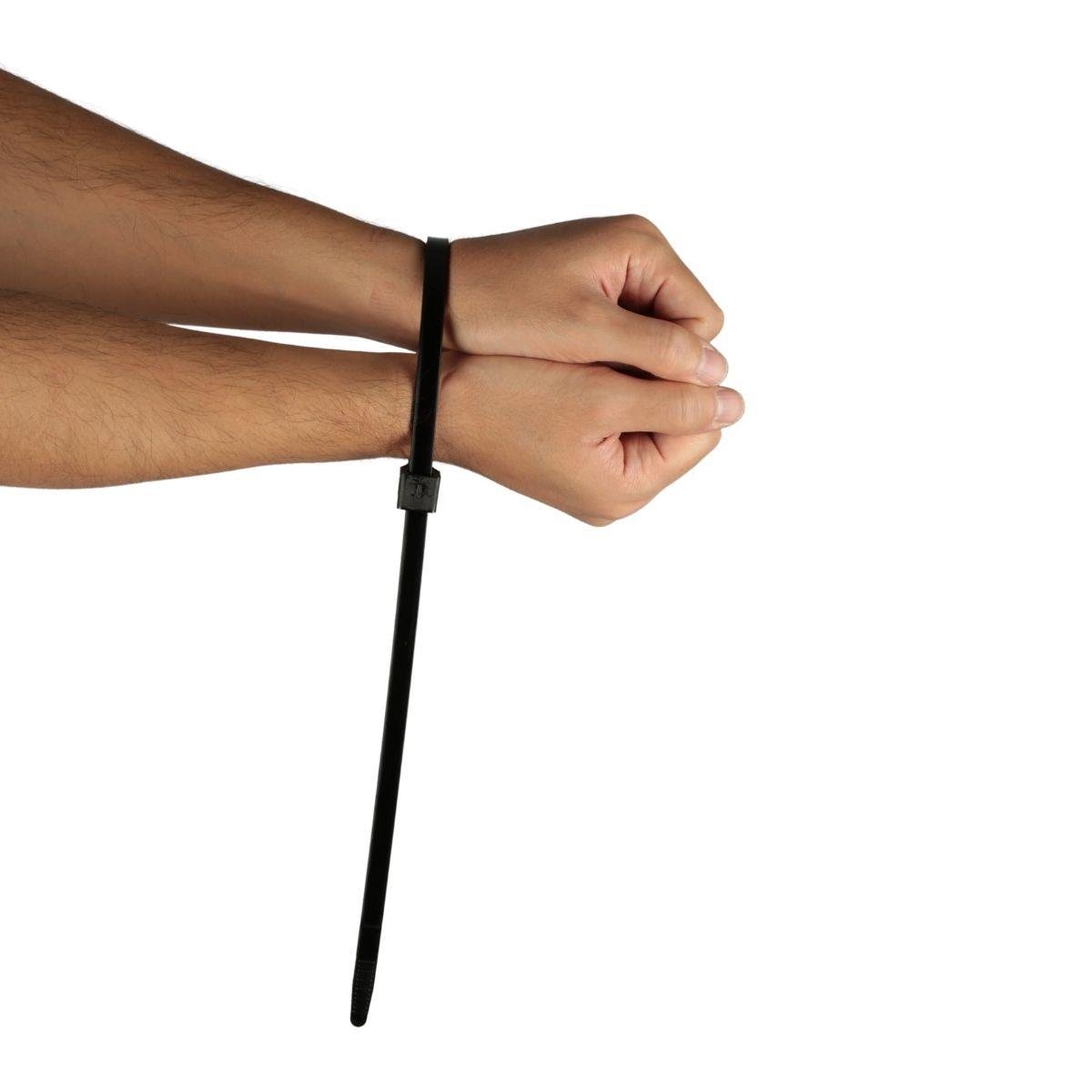 Plastik Polis Kelepçesi Cırt Anahtarlı Kelepçe