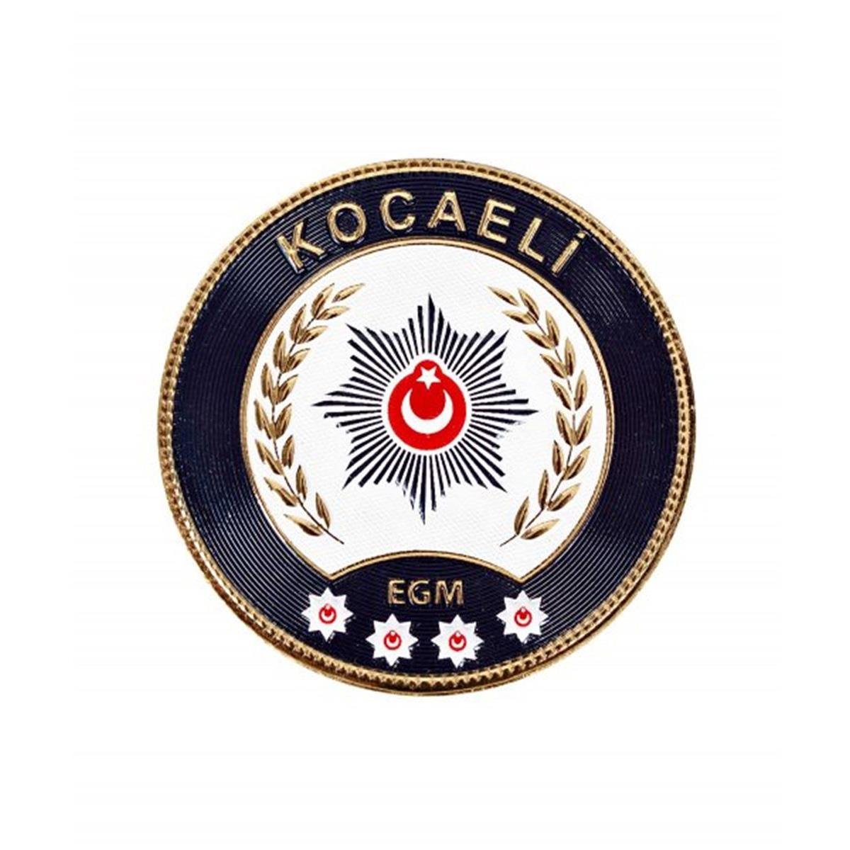 Polis Kocaeli İl Arması Yeni 3 Boyutlu