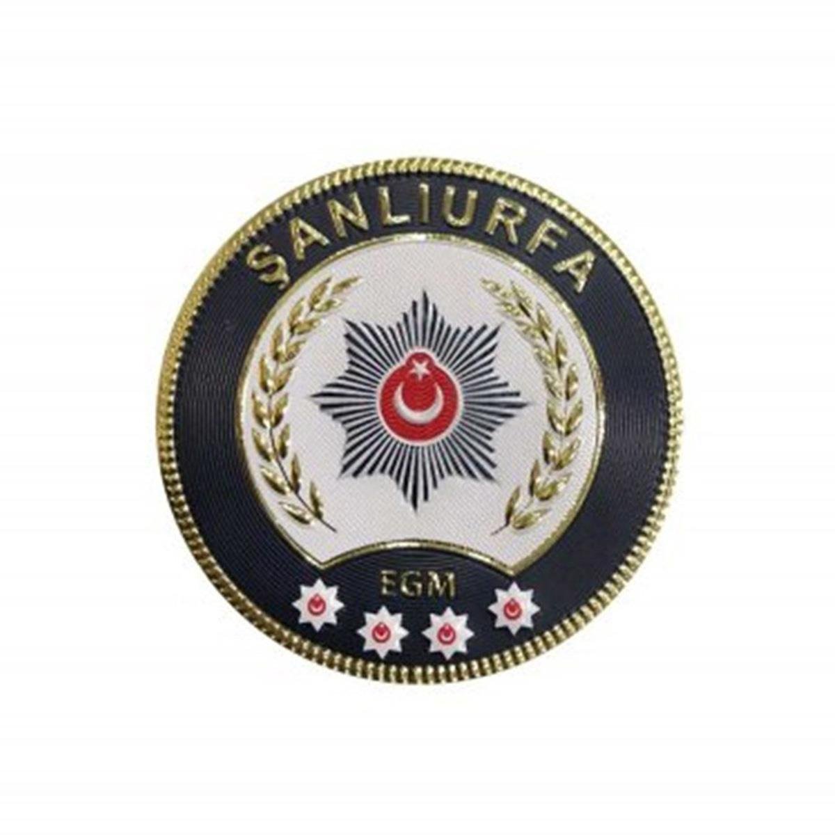 Polis Şanlıurfa İl Arması Yeni 3 Boyutlu