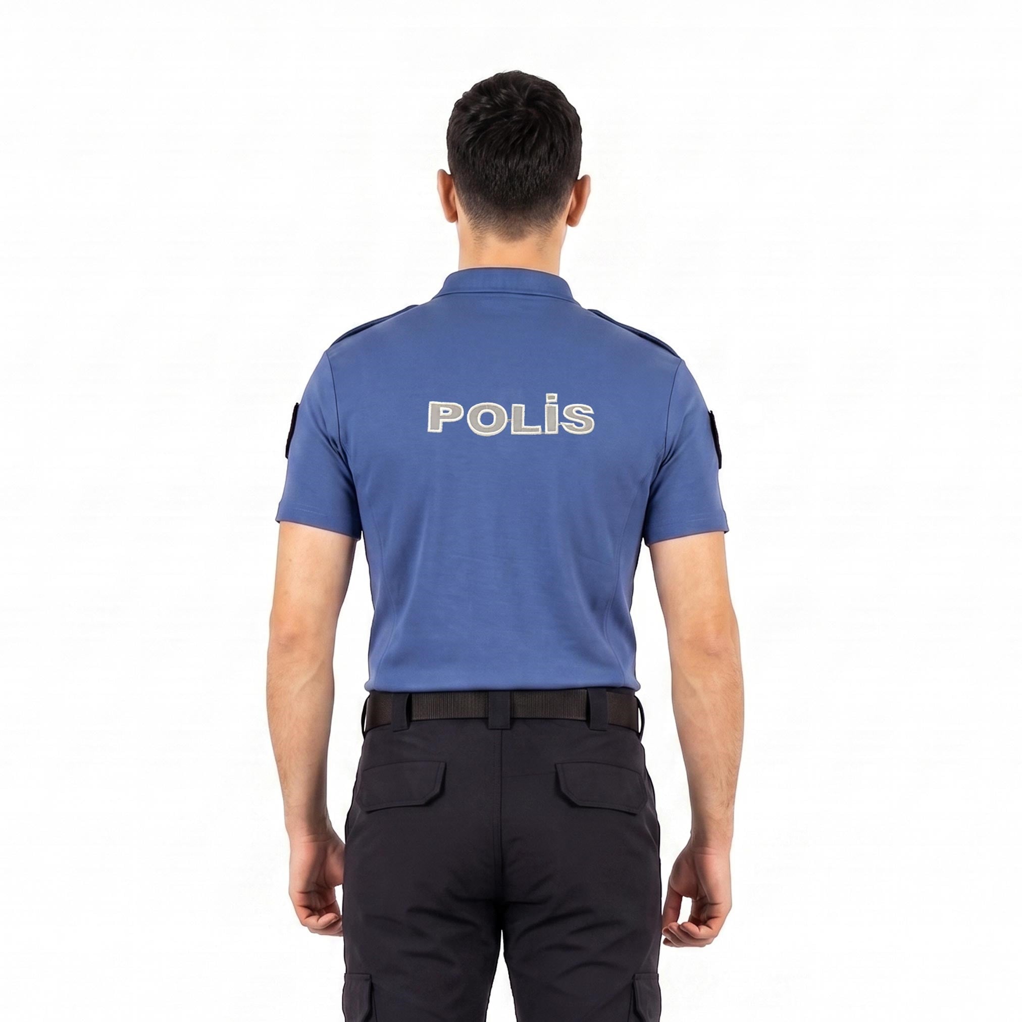 Polis Tişörtü Lacoste Pamuklu Kumaş Mavi