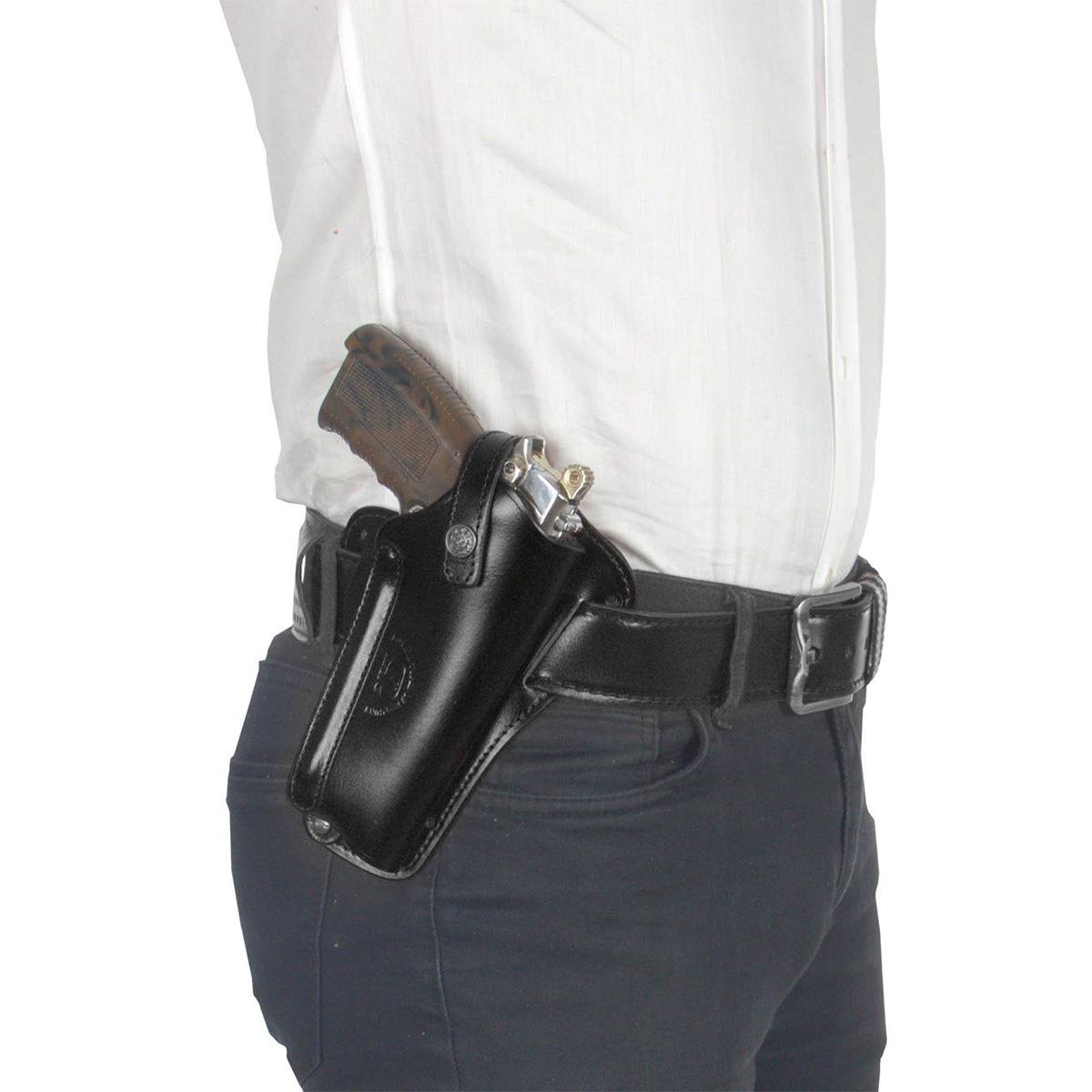 Profesyonel Deri Koltukaltı Tabanca Kılıfı Siyah-Universal