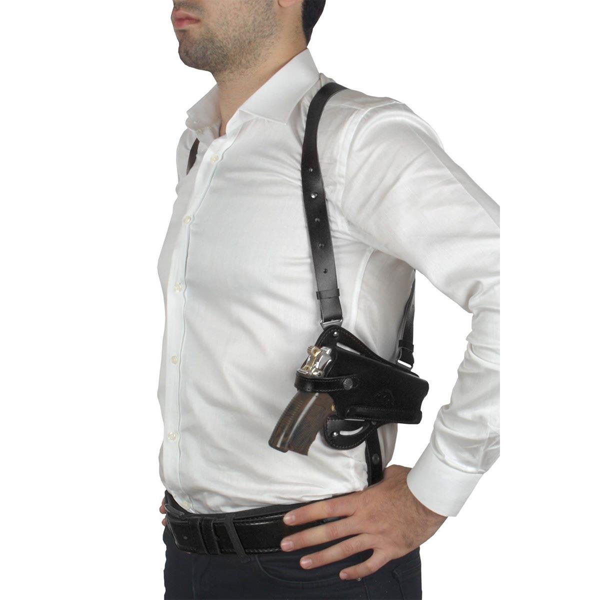 Profesyonel Deri Koltukaltı Tabanca Kılıfı Siyah-Universal