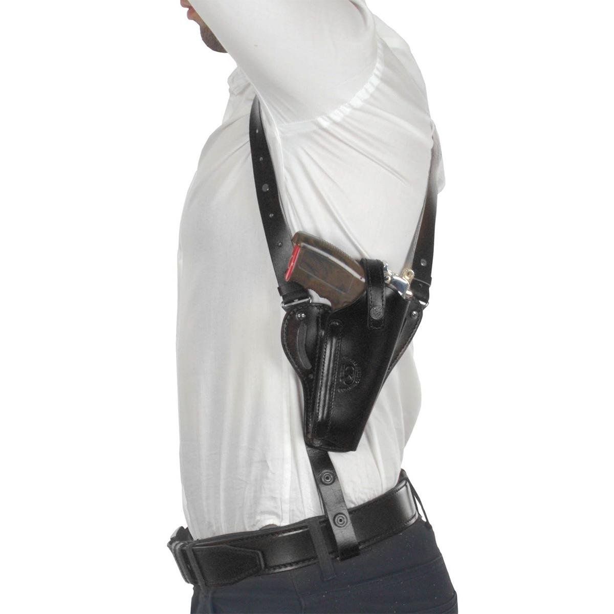 Profesyonel Deri Koltukaltı Tabanca Kılıfı Siyah-Universal