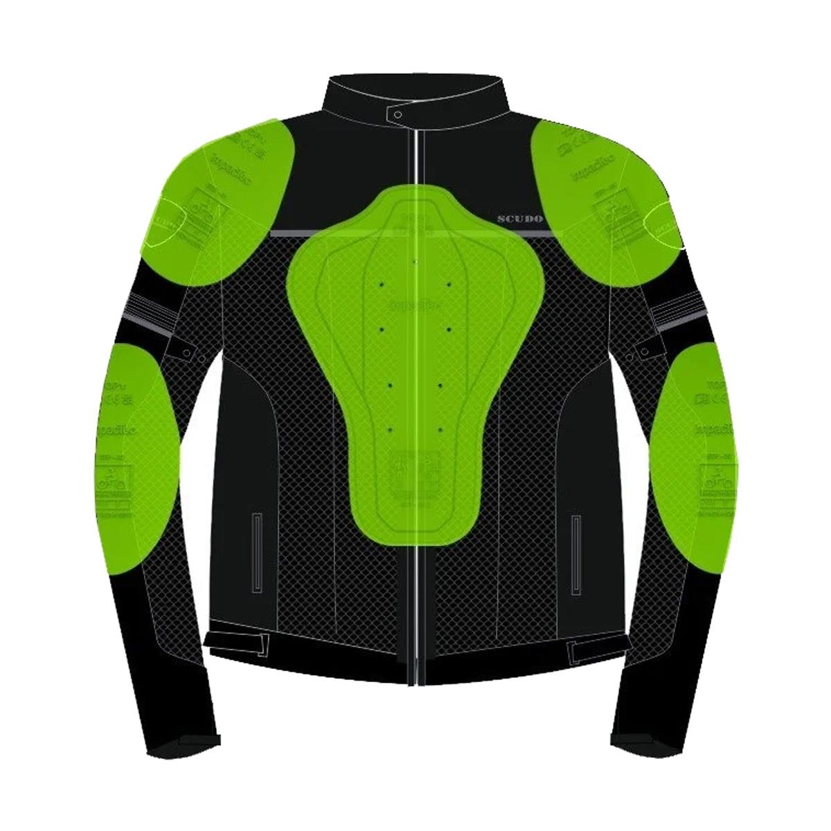 Santiago Yazlık Fileli Motosiklet Montu Kırmızı