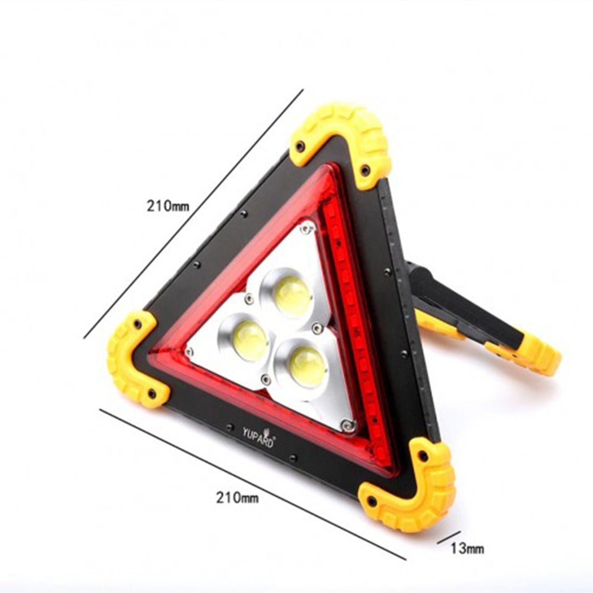 Şarjlı Üçgen Reflektör Trafik İkaz Acil Durum Lambası