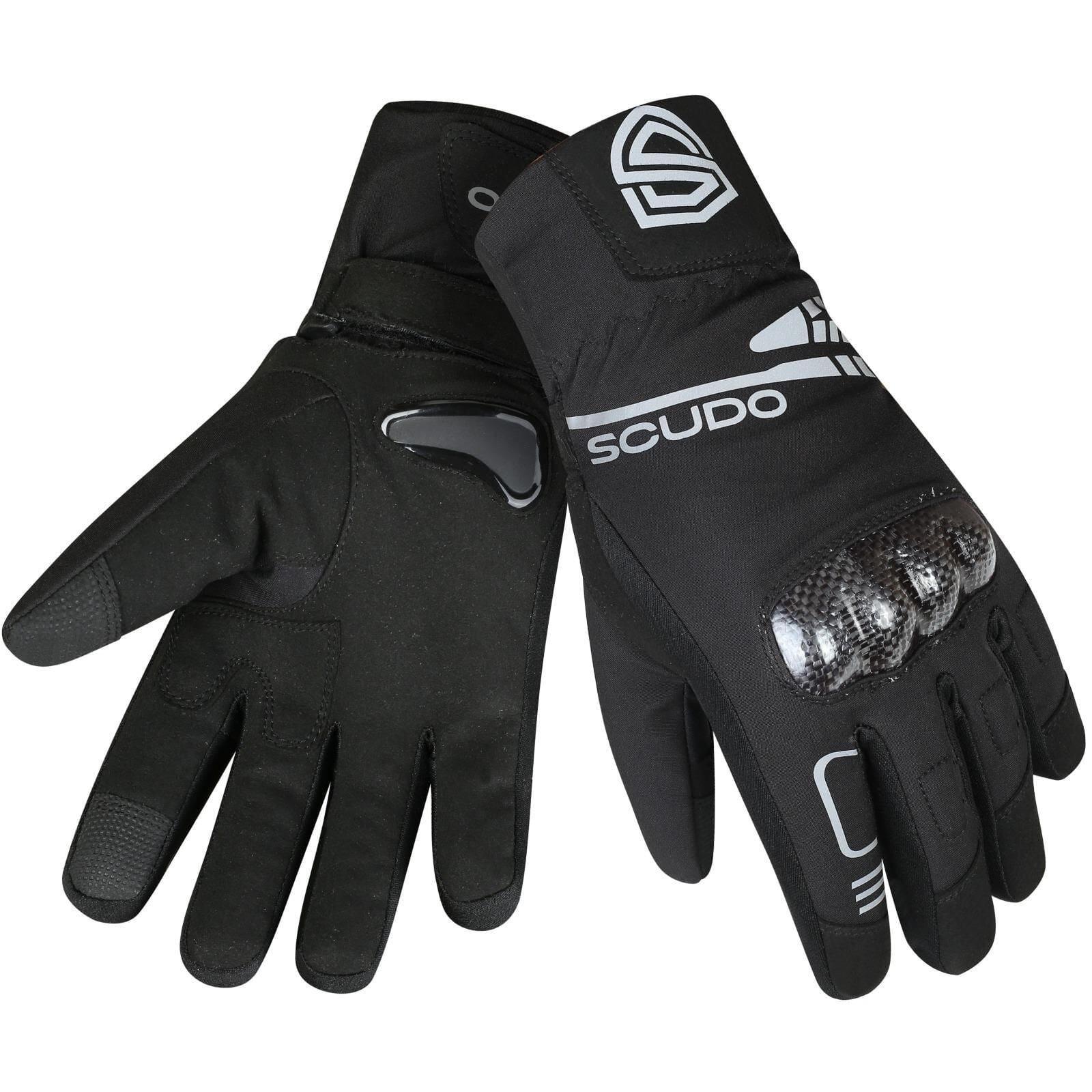 Scudo Parma WP Carbon 1 Waterproof Uzun Parmak Kışlık Motosiklet Eldiveni - CE EN 13594:2015 Sertifikalı