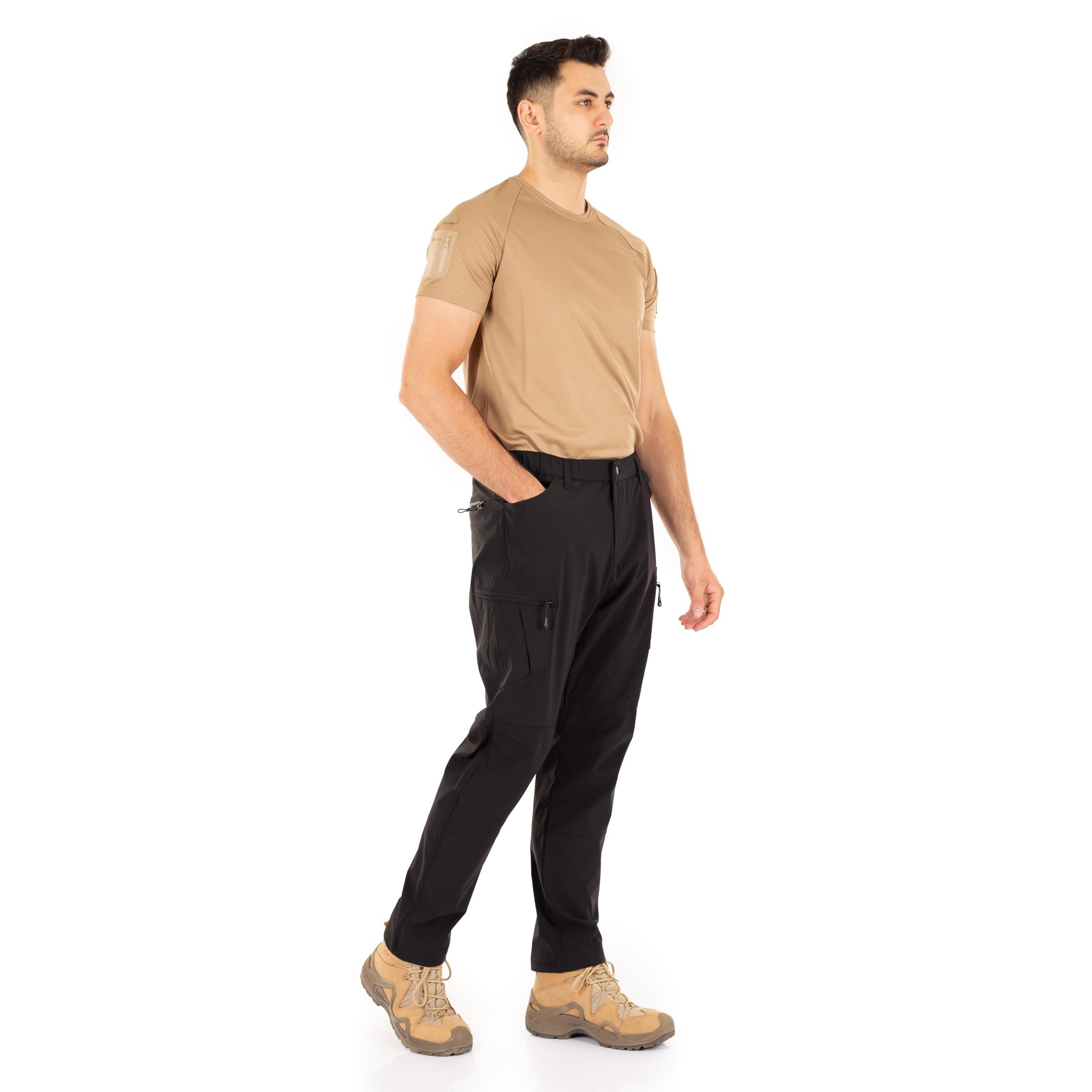 Shadow Taktik Pantolon Likralı Esnek Siyah