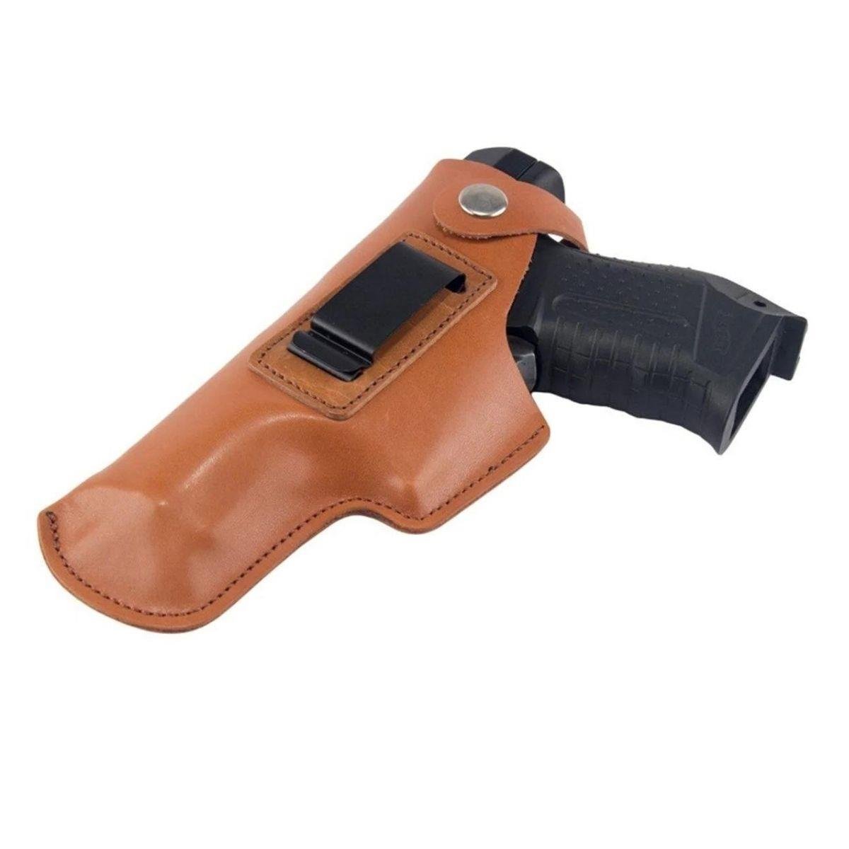 Sig Sauer Deri Tabanca İç Kılıfı Yumuşak Deri Taba Sol El