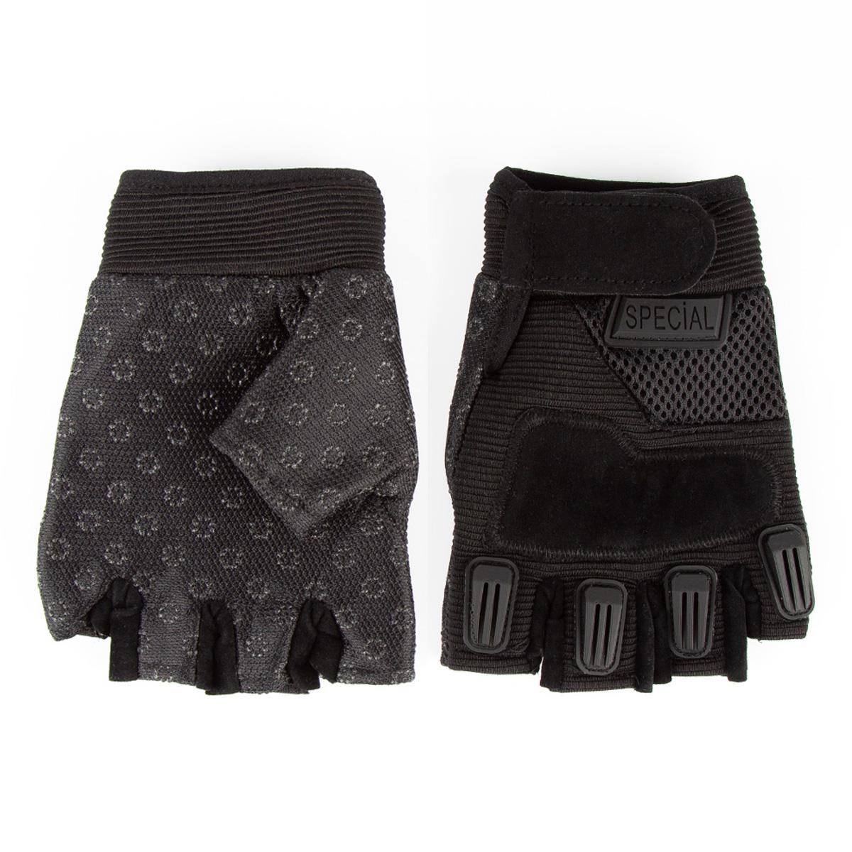 Special Yarım Parmak Taktik Atış Eldiveni Siyah