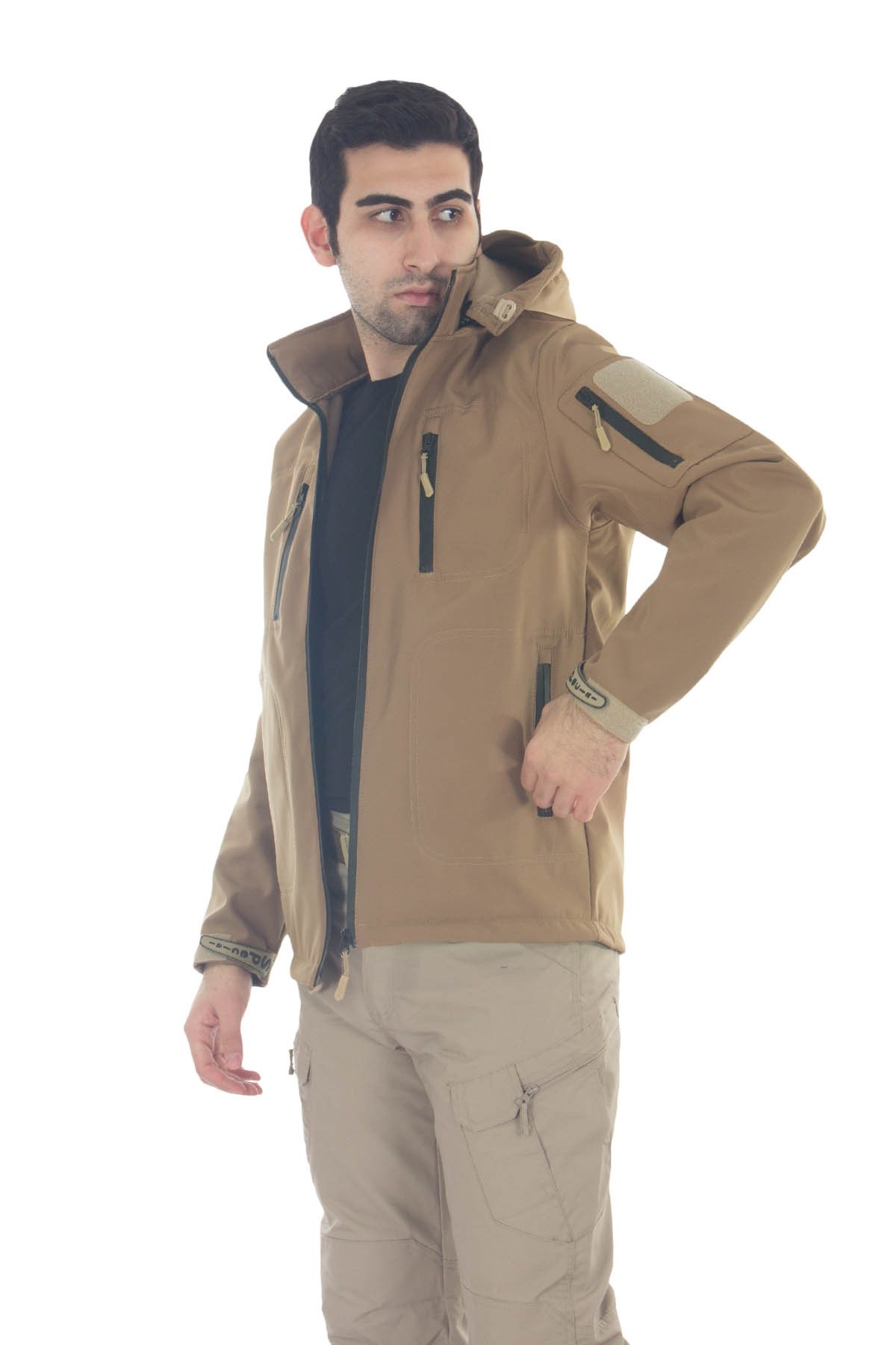 Taktikal Çöl Rengi Softshell Mont 5.11 Modeli