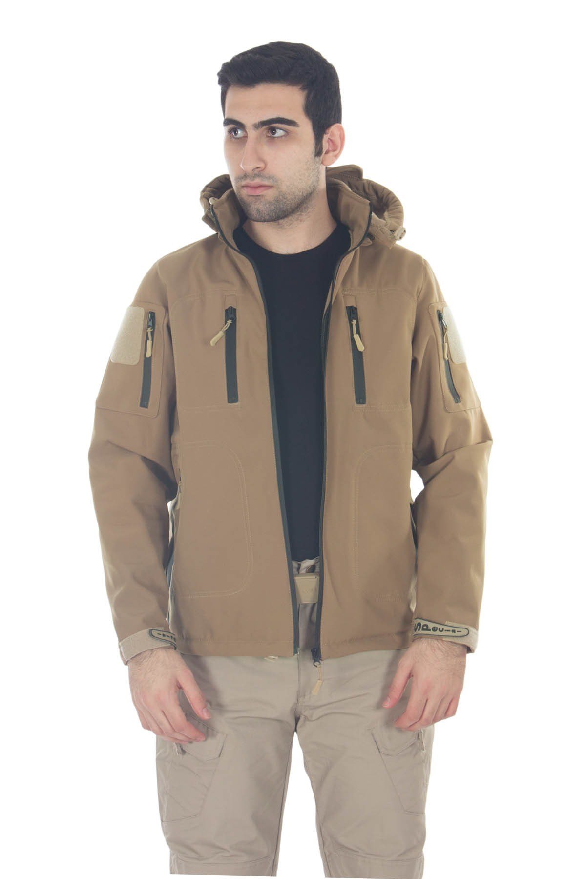 Taktikal Çöl Rengi Softshell Mont 5.11 Modeli