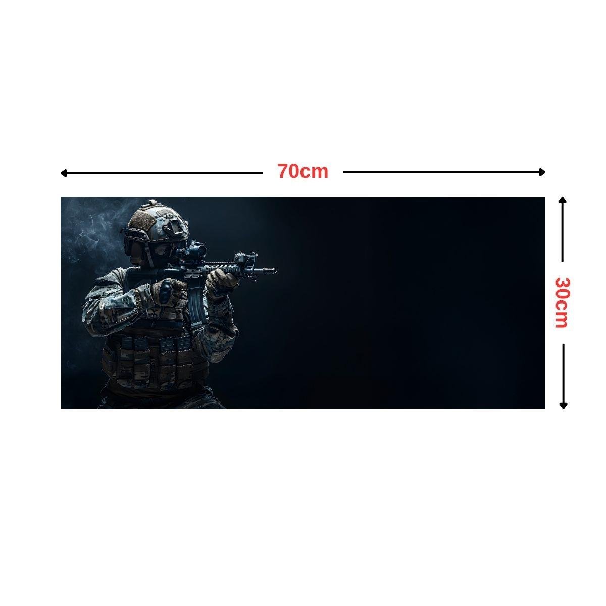 Taktikal Özel Kuvvetler Baskılı Silah Temizleme Matı ve Mouse Pad 70x30cm