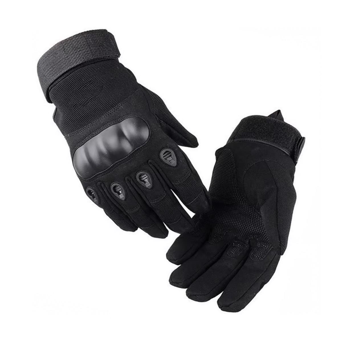 Tam Boy Korumalı Taktik Eldiven Siyah