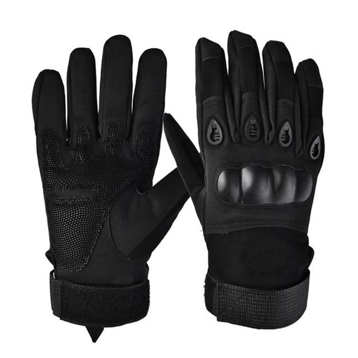 Tam Boy Korumalı Taktik Eldiven Siyah