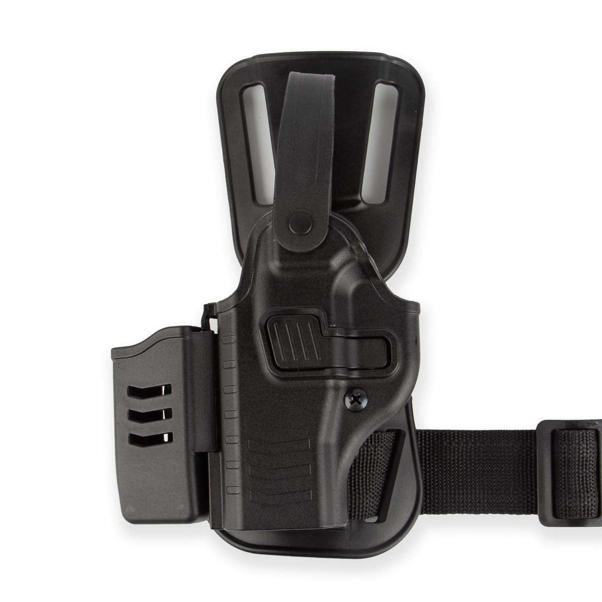 To Gun Holster Beretta F92 Şarjörlüklü Alçak Taşıma Tabanca Kılıfı Seviye 2 Siyah SOL EL