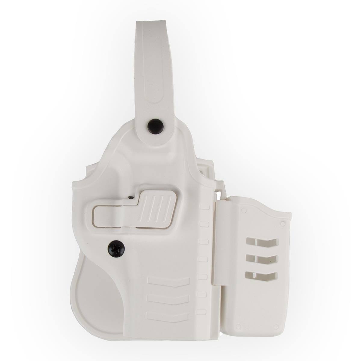 To Gun Holster Canik55 TP9 Mete Serisi Tabanca Kılıfı Seviye 2 Önü Şarjörlüklü Beyaz