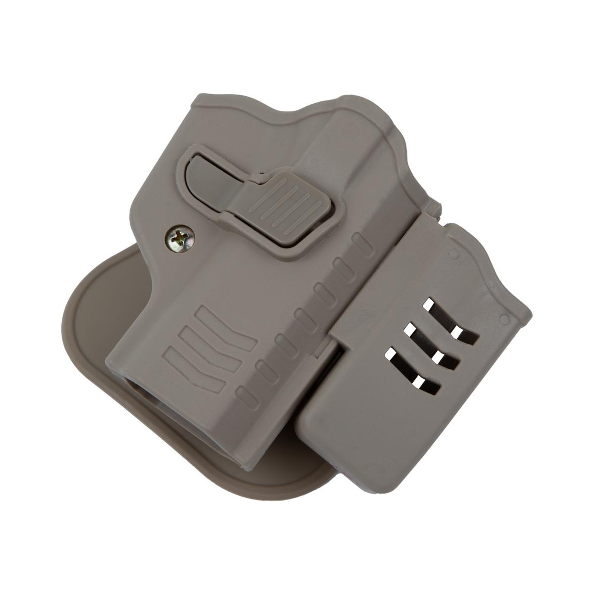 To Gun Holster CZ 75B Tabanca Kılıfı Önü Şarjörlüklü Çöl Rengi