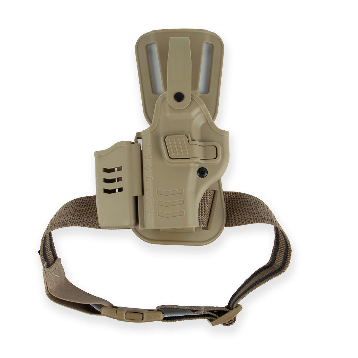 To Gun Holster Girsan MC 28 Şarjörlüklü Alçak Taşıma Tabanca Kılıfı Seviye 2 Çöl Rengi SOL EL