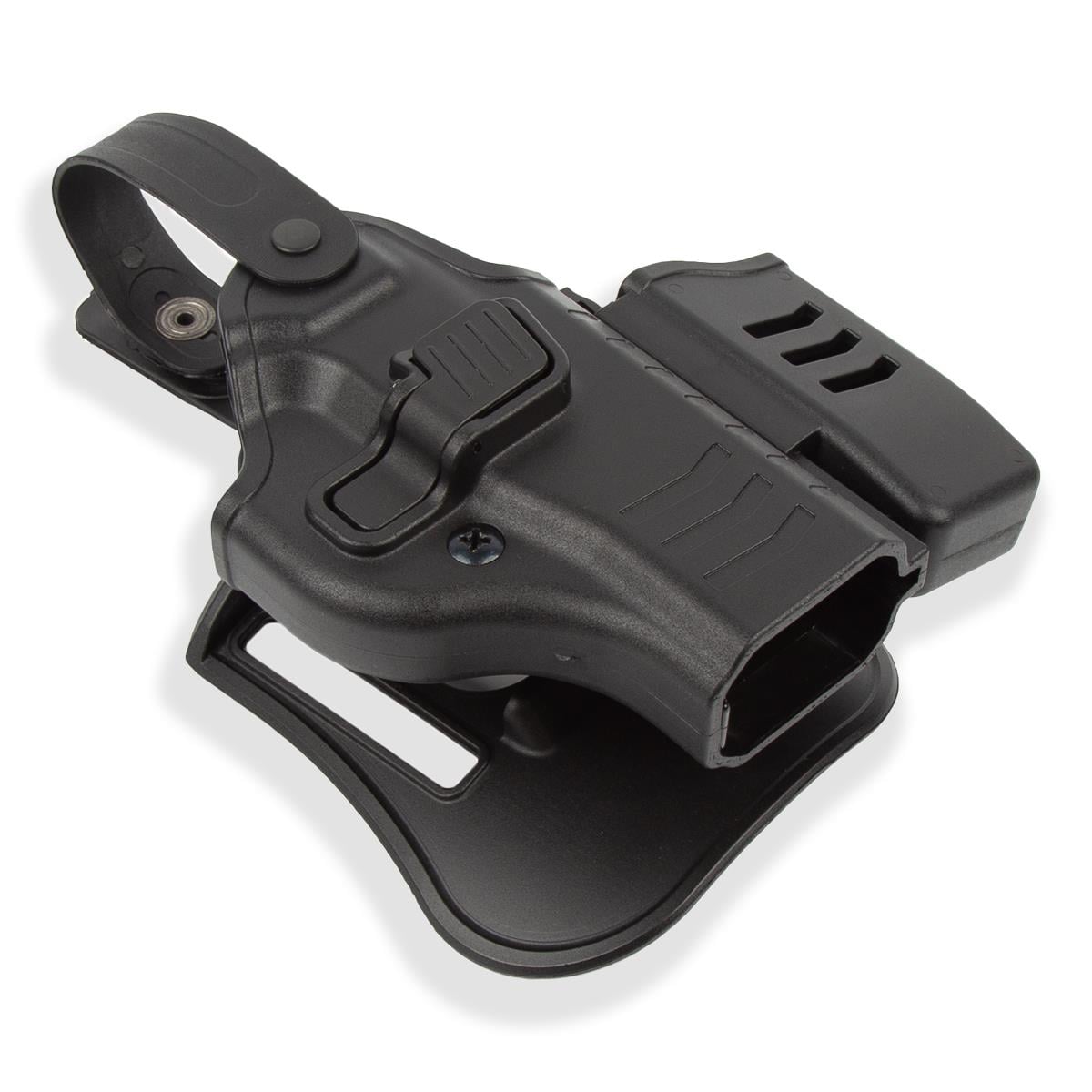 To Gun Holster Girsan MC 28 Tabanca Kılıfı Seviye 2 Önü Şarjörlüklü Siyah SAĞ EL