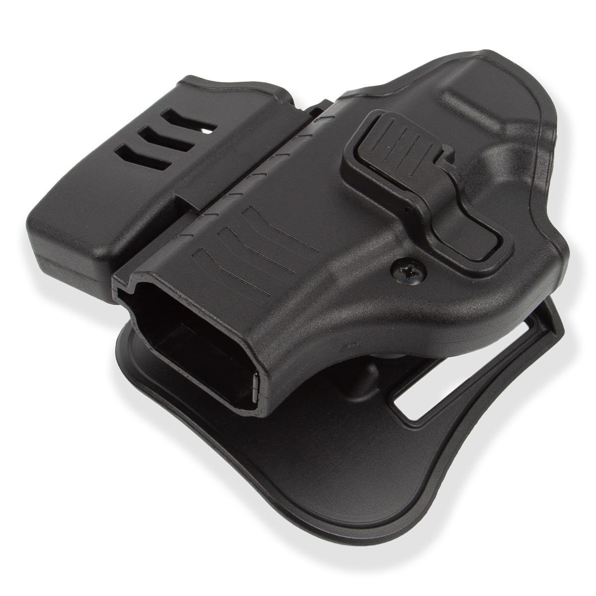 To Gun Holster Girsan MC 28 Tabanca Kılıfı Önü Şarjörlüklü Siyah SOL EL