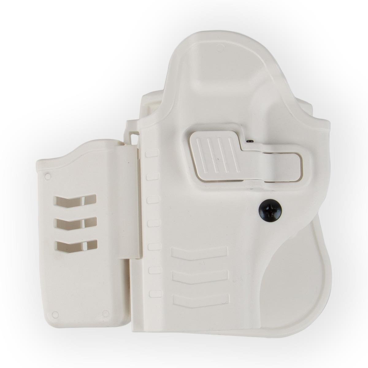 To Gun Holster Girsan MC 28 Tabanca Kılıfı Önü Şarjörlüklü Beyaz SOL EL