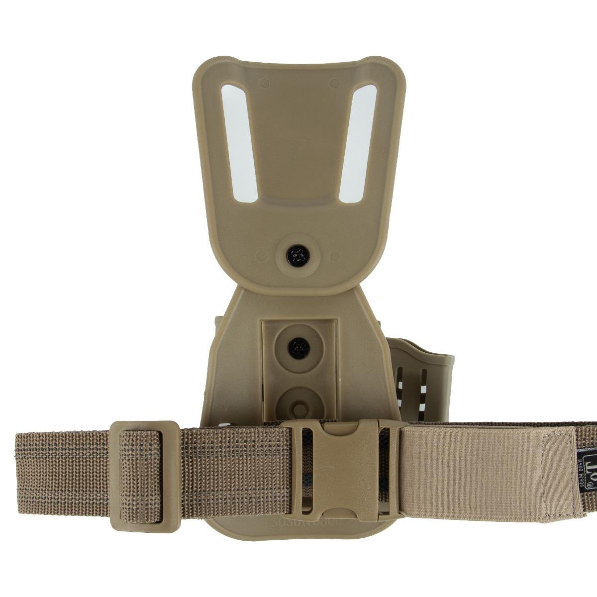 To Gun Holster Sarsılmaz SAR9 Mete Şarjörlüklü Alçak Taşıma Tabanca Kılıfı Çöl Rengi SOL EL