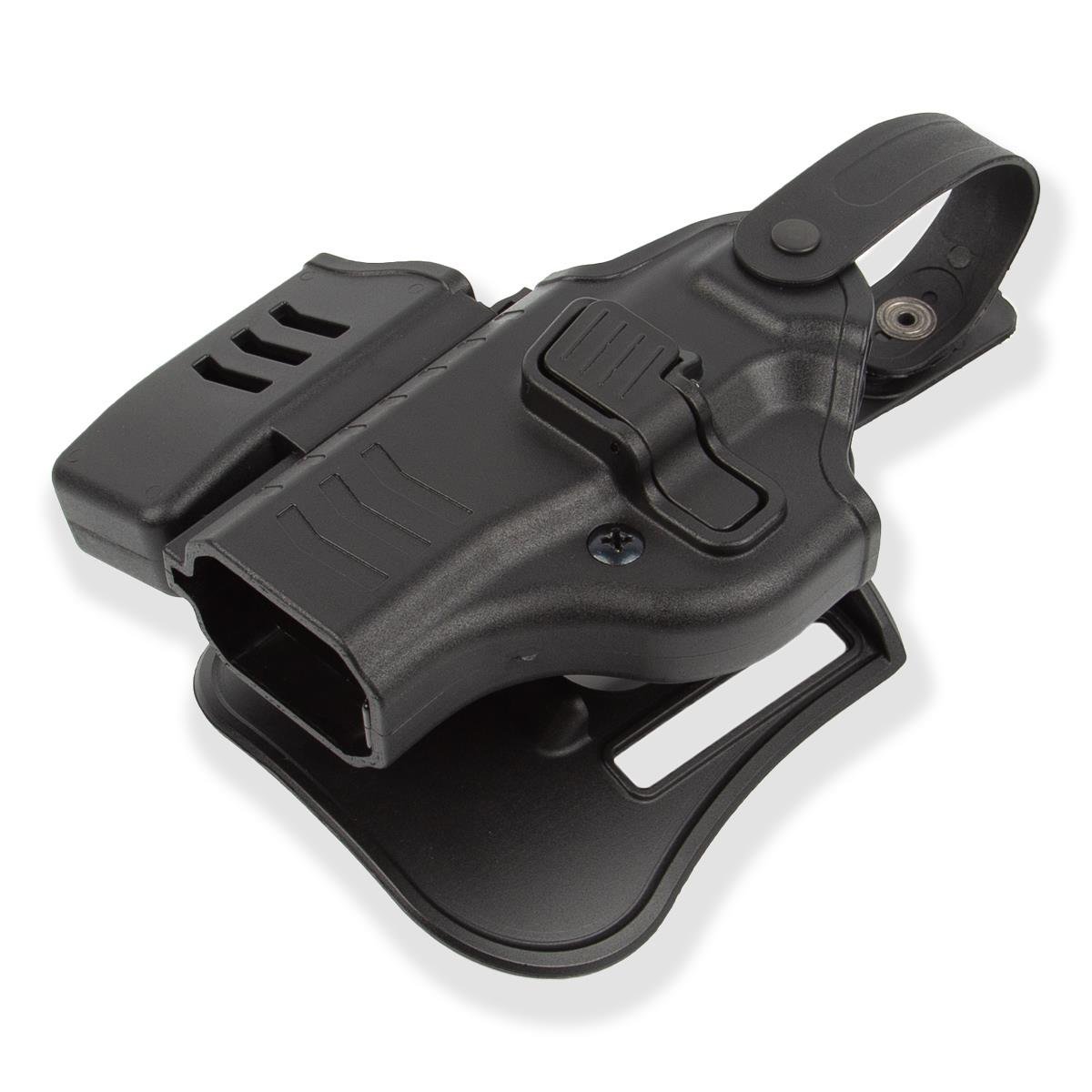 To Gun Holster Sarsılmaz SAR9 Mete Tabanca Kılıfı Seviye 2 Önü Şarjörlüklü Siyah SOL EL