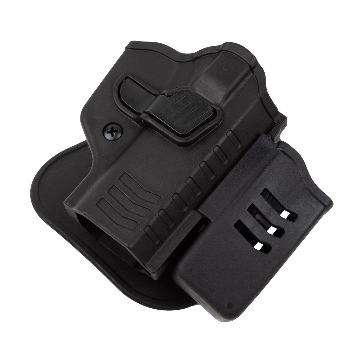 To Gun Holster Tisaş Kanuni 16 Tabanca Kılıfı Önü Şarjörlüklü Siyah