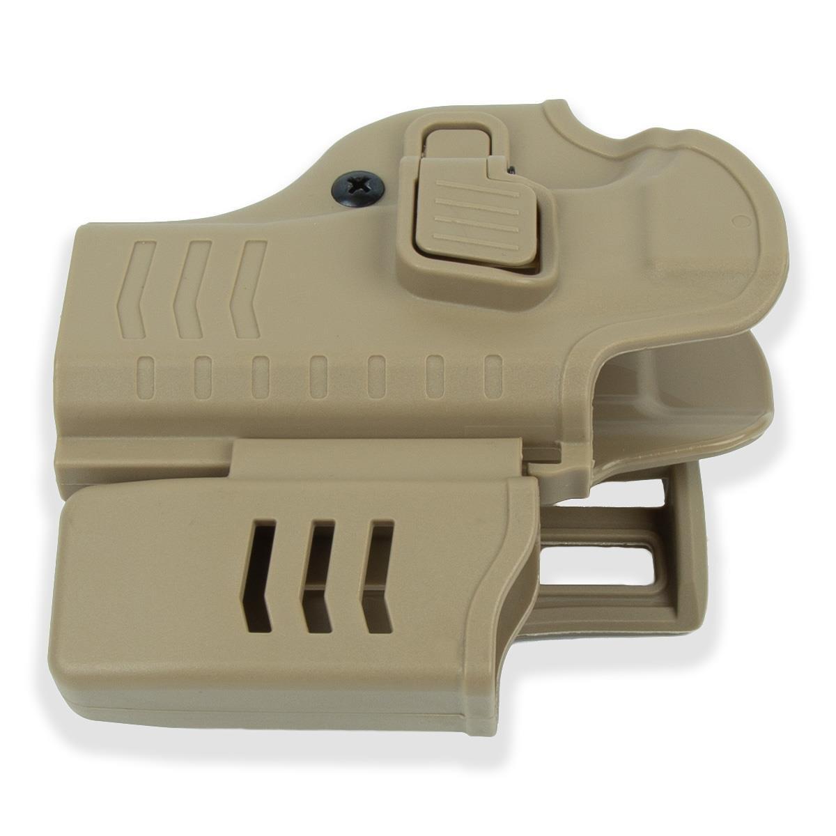 To Gun Holster Tisaş Zigana Serisi Tabanca Kılıfı Önü Şarjörlüklü Çöl Rengi SAĞ EL