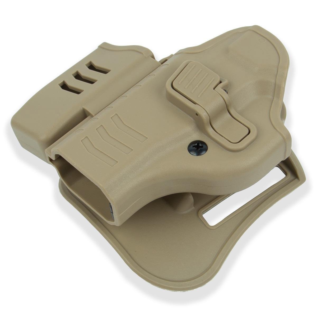 To Gun Holster Tisaş Zigana Sport Tabanca Kılıfı Önü Şarjörlüklü Çöl Rengi SOL EL