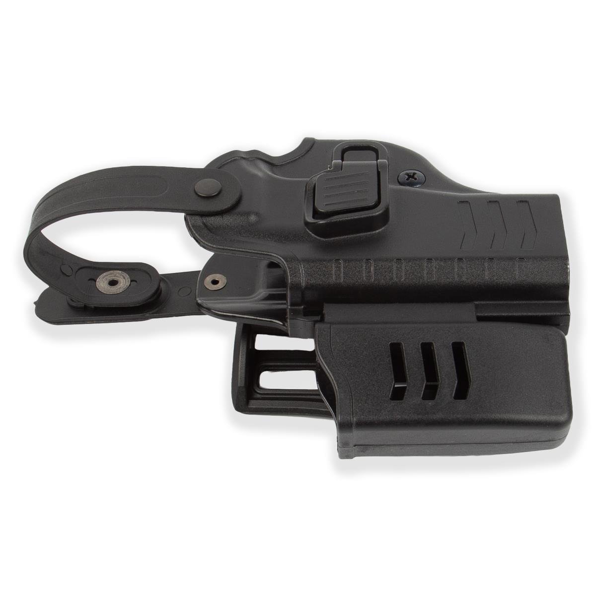 To Gun Holster Tisaş Zigana Sport Tabanca Kılıfı Seviye 2 Önü Şarjörlüklü Siyah SOL EL