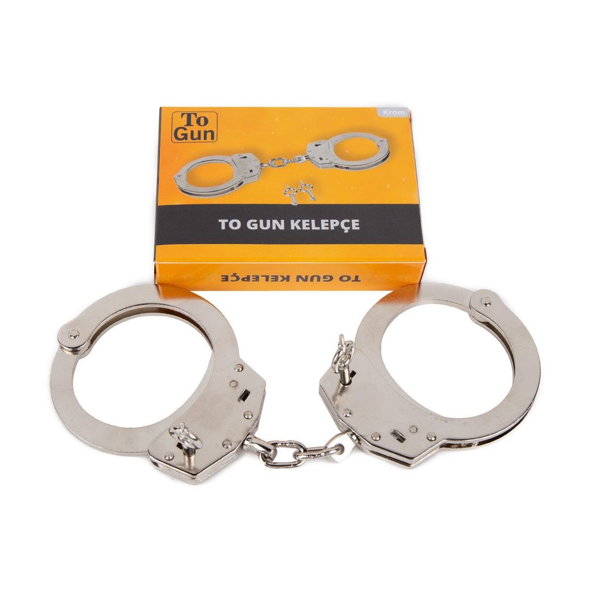 Toptan Polis ve Güvenlik Kelepçesi-Metal Zincirli