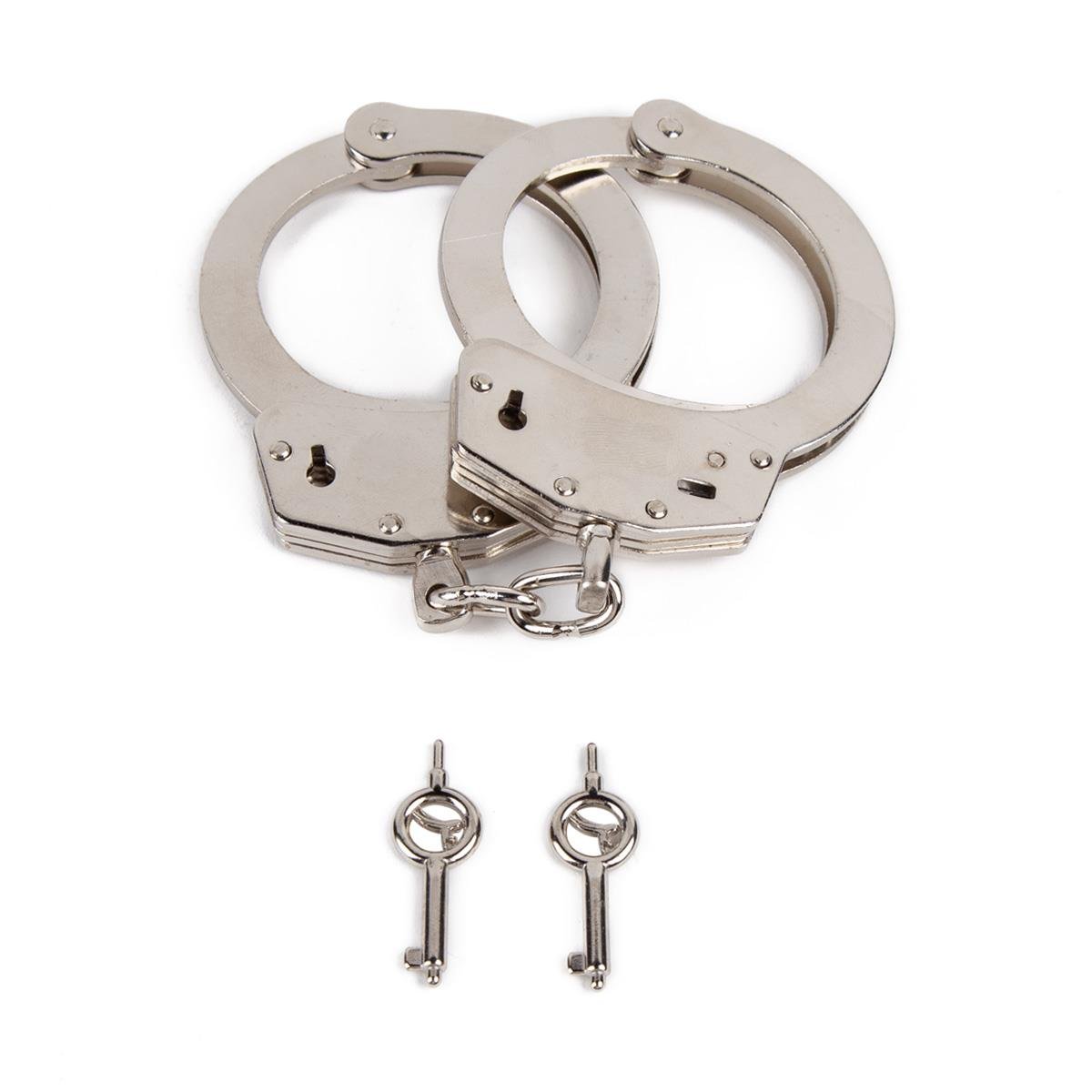 Toptan Polis ve Güvenlik Kelepçesi-Metal Zincirli