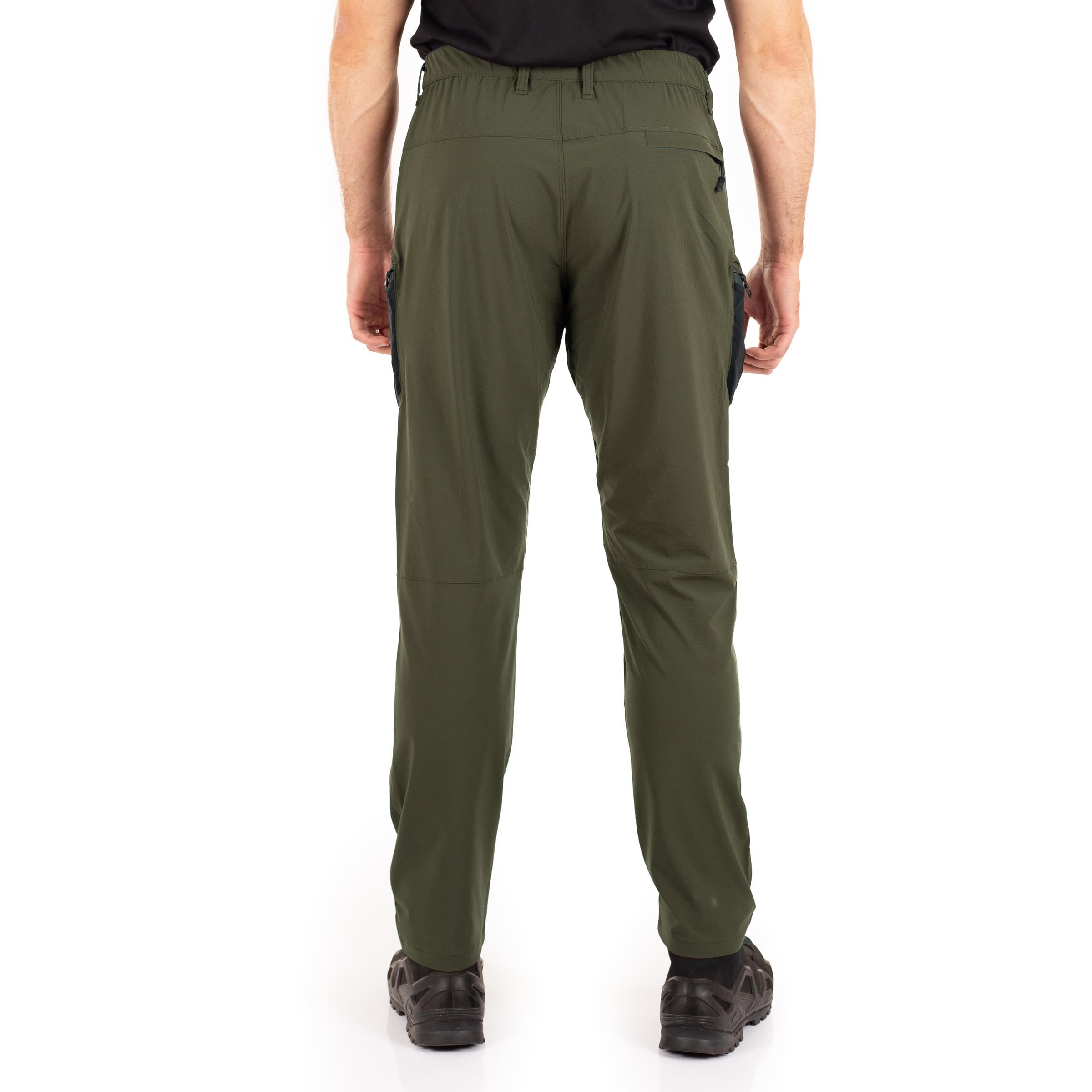Trail Flex Taktik Pantolon Likralı Esnek Fermuar Cepli Haki