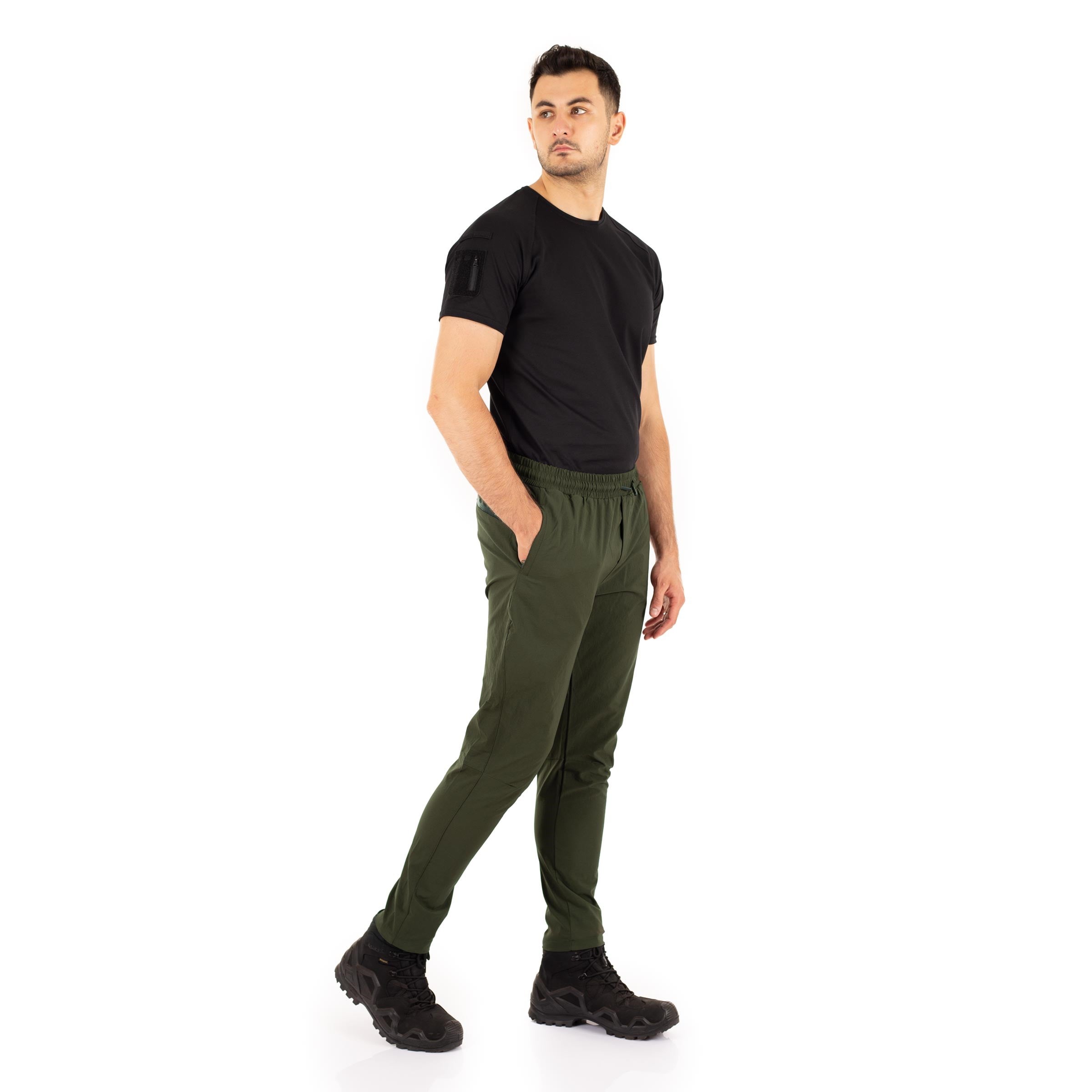 Trekking Pantolon Likralı Esnek Haki