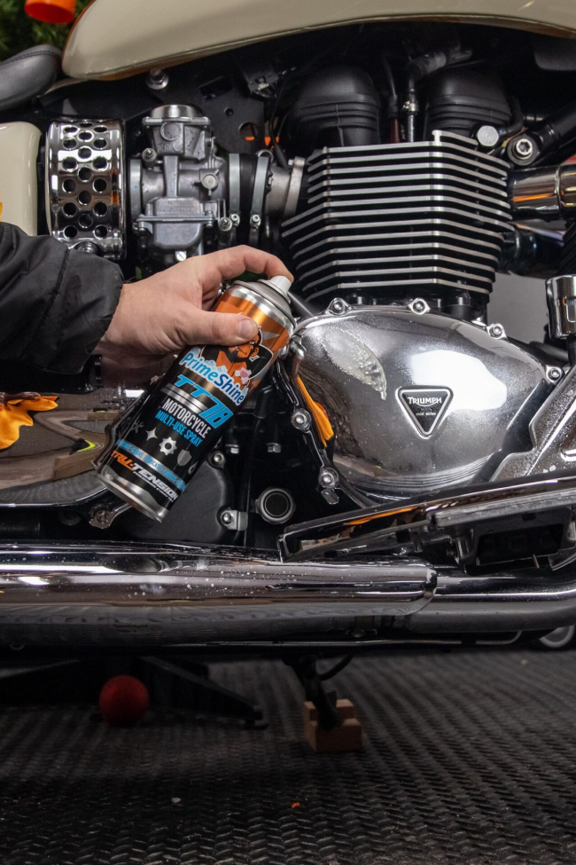 Tru-Tension M011 PrimeShine TT78 Multi-Use 500ml Motosiklet İçin Üstün Yağlama ve Temizleme Spreyi