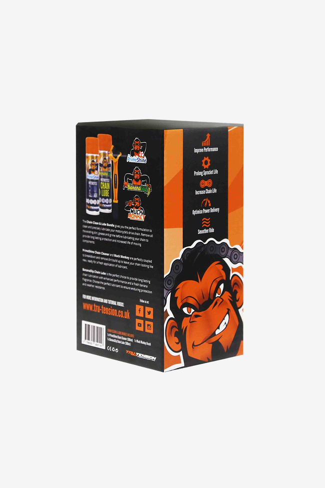 Tru-Tension M015 Chain Clean & Lube Bundle Motosiklet Zincir Temizleme ve Yağlama Kiti