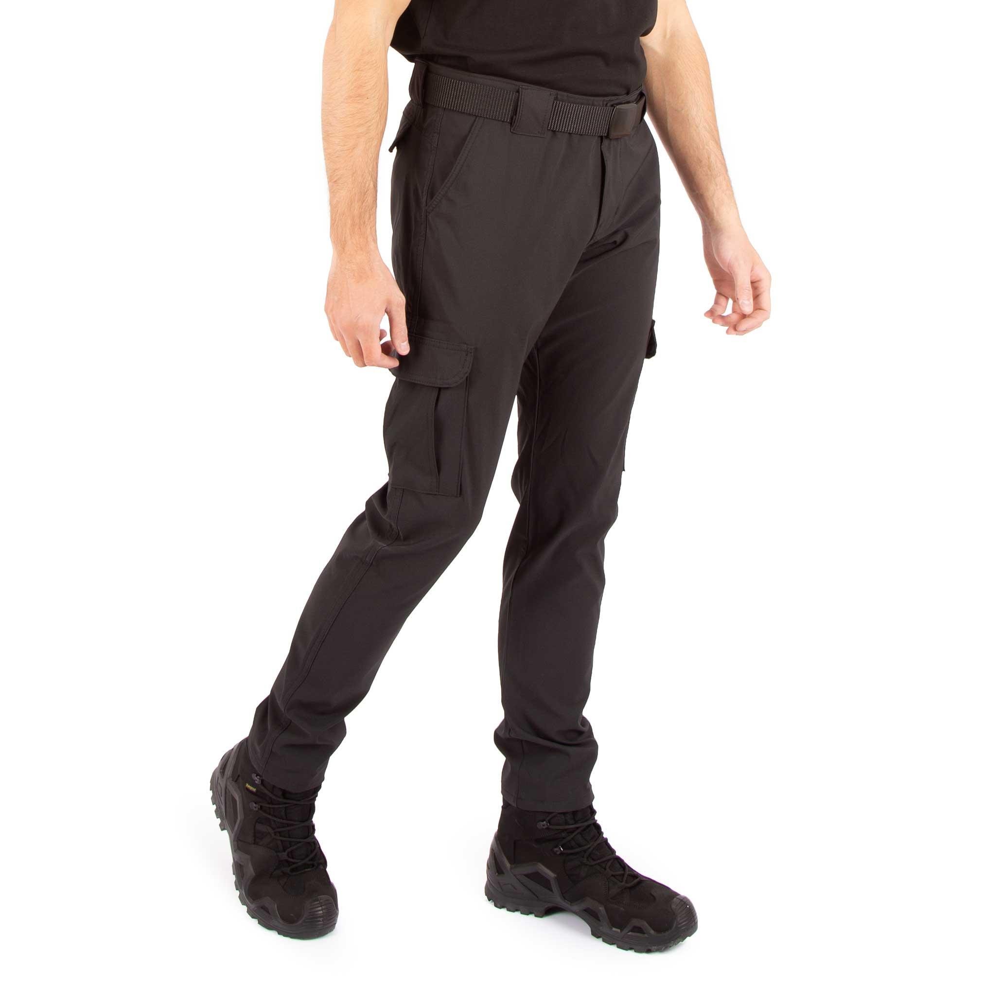 Tugan Taktikal Kargo Cepli Trekking Pantolon Siyah