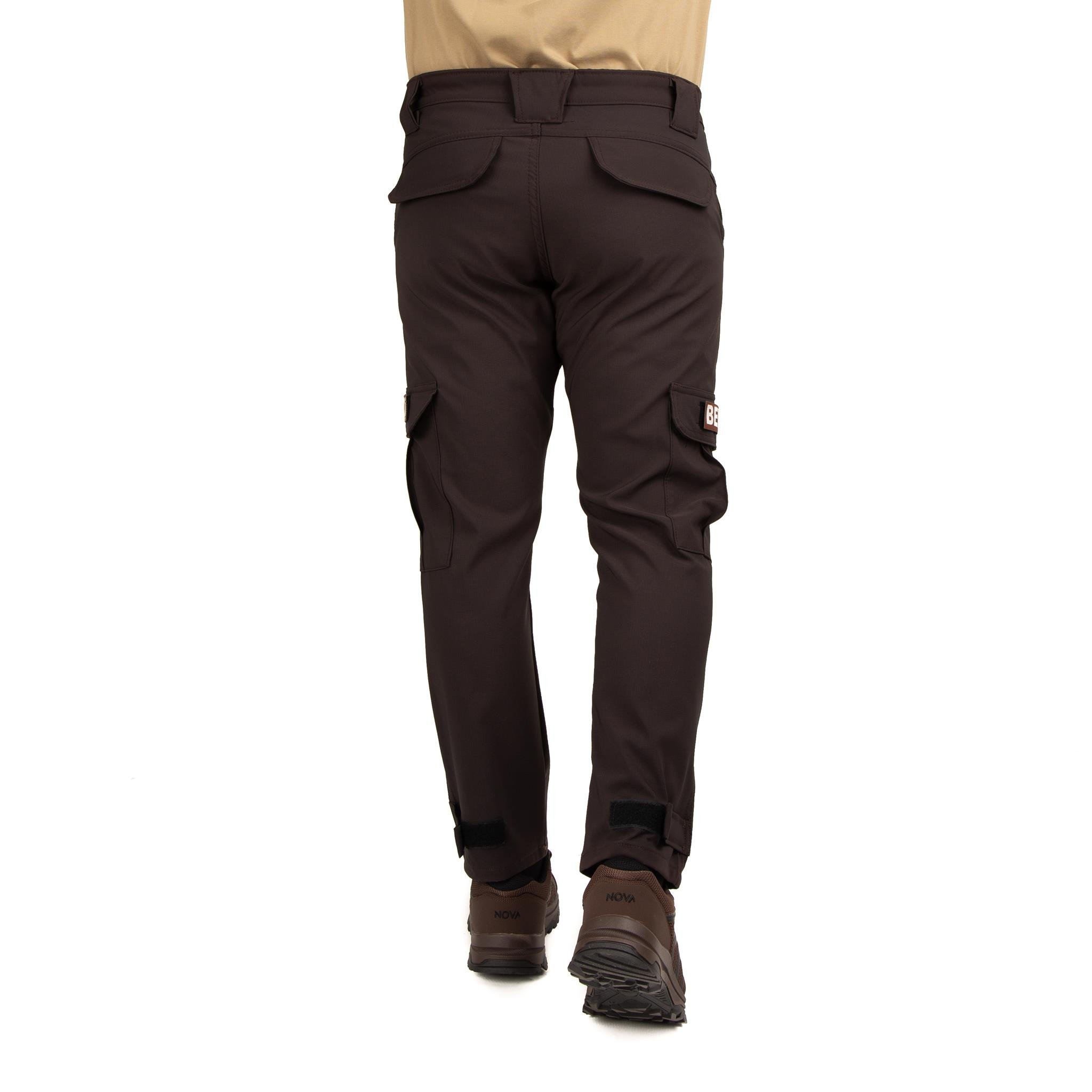 Tugan Taktikal Likralı Bekçi Pantolonu Kahverengi