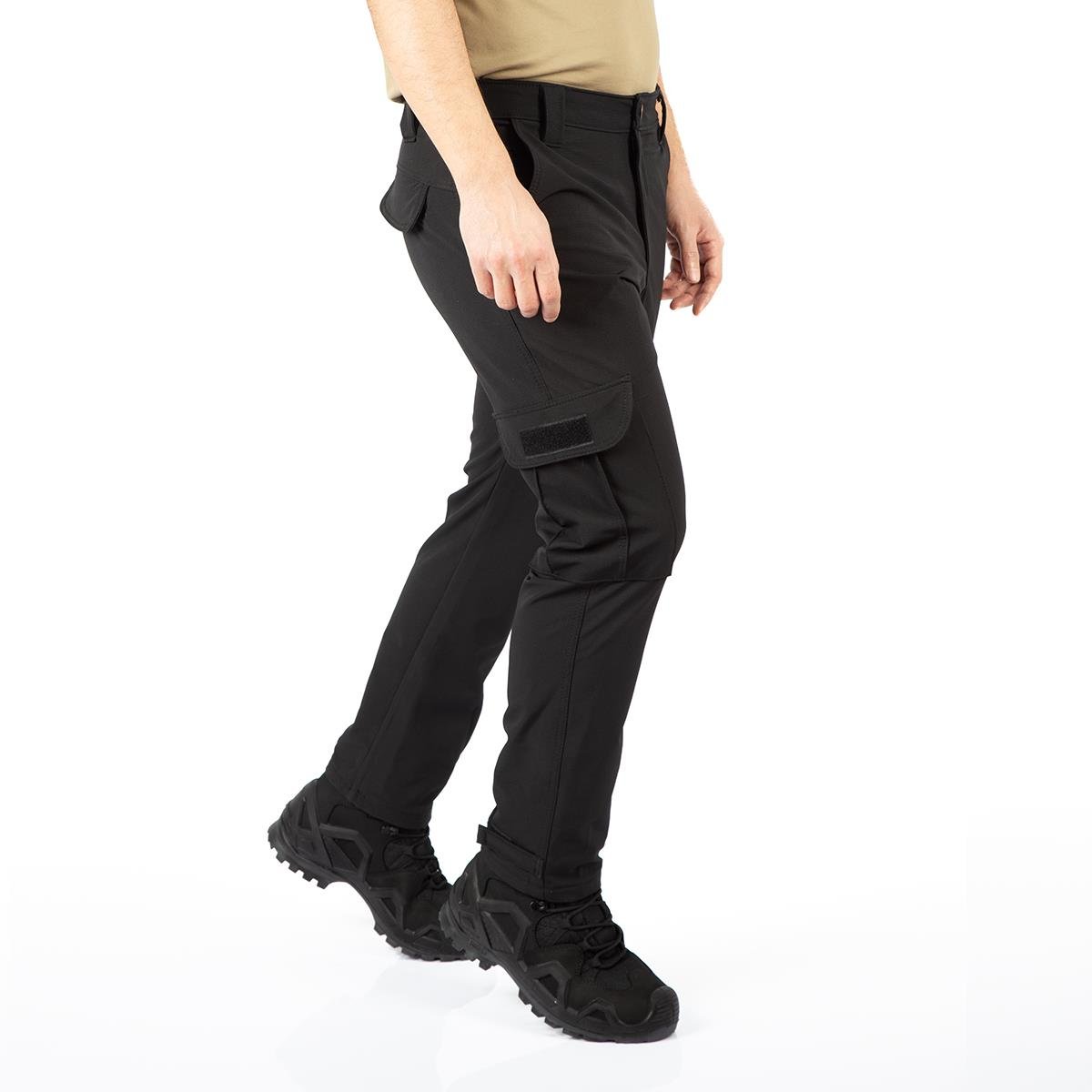 Tugan Taktikal Taktik Görev Pantolonu Cırtlı Siyah