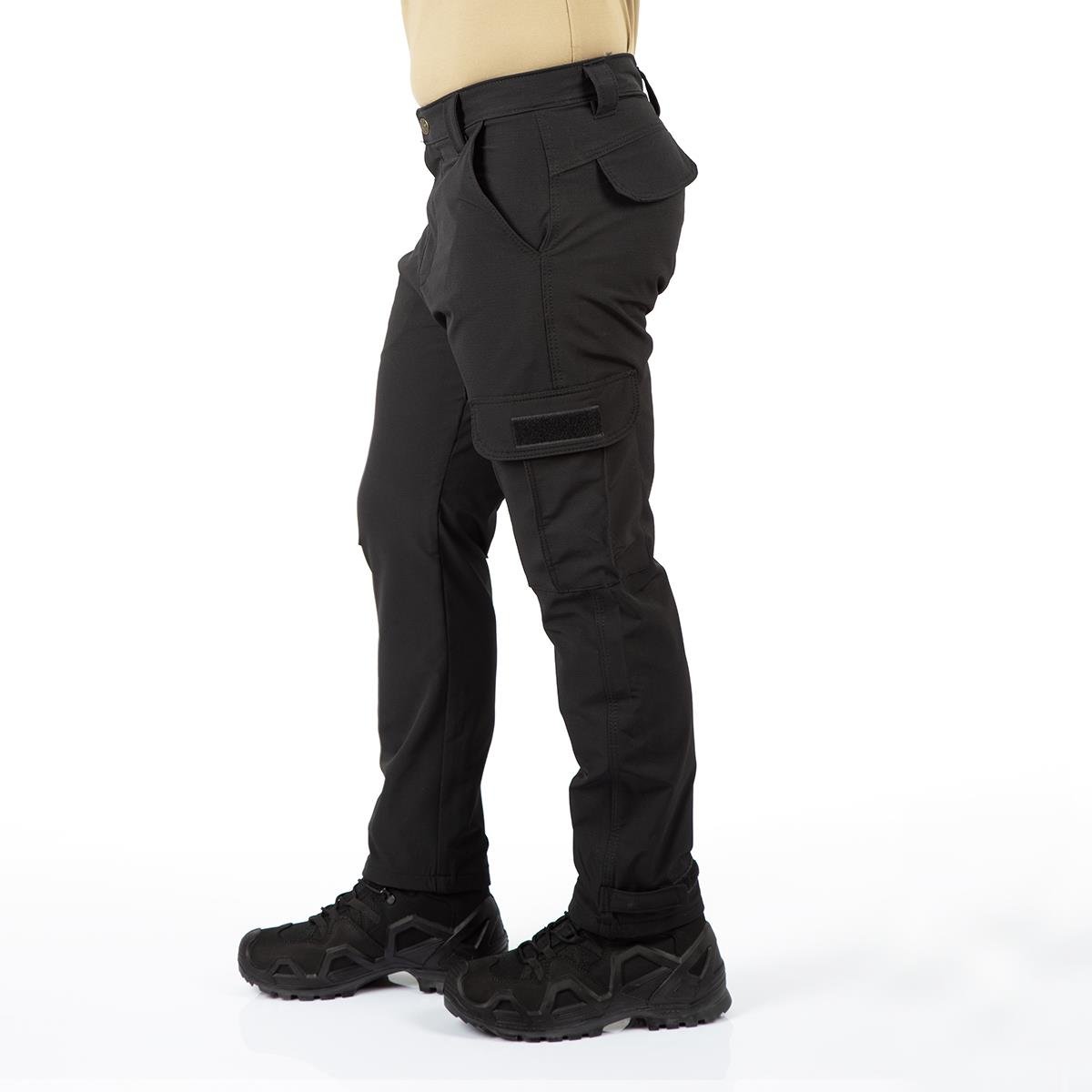 Tugan Taktikal Taktik Görev Pantolonu Cırtlı Siyah
