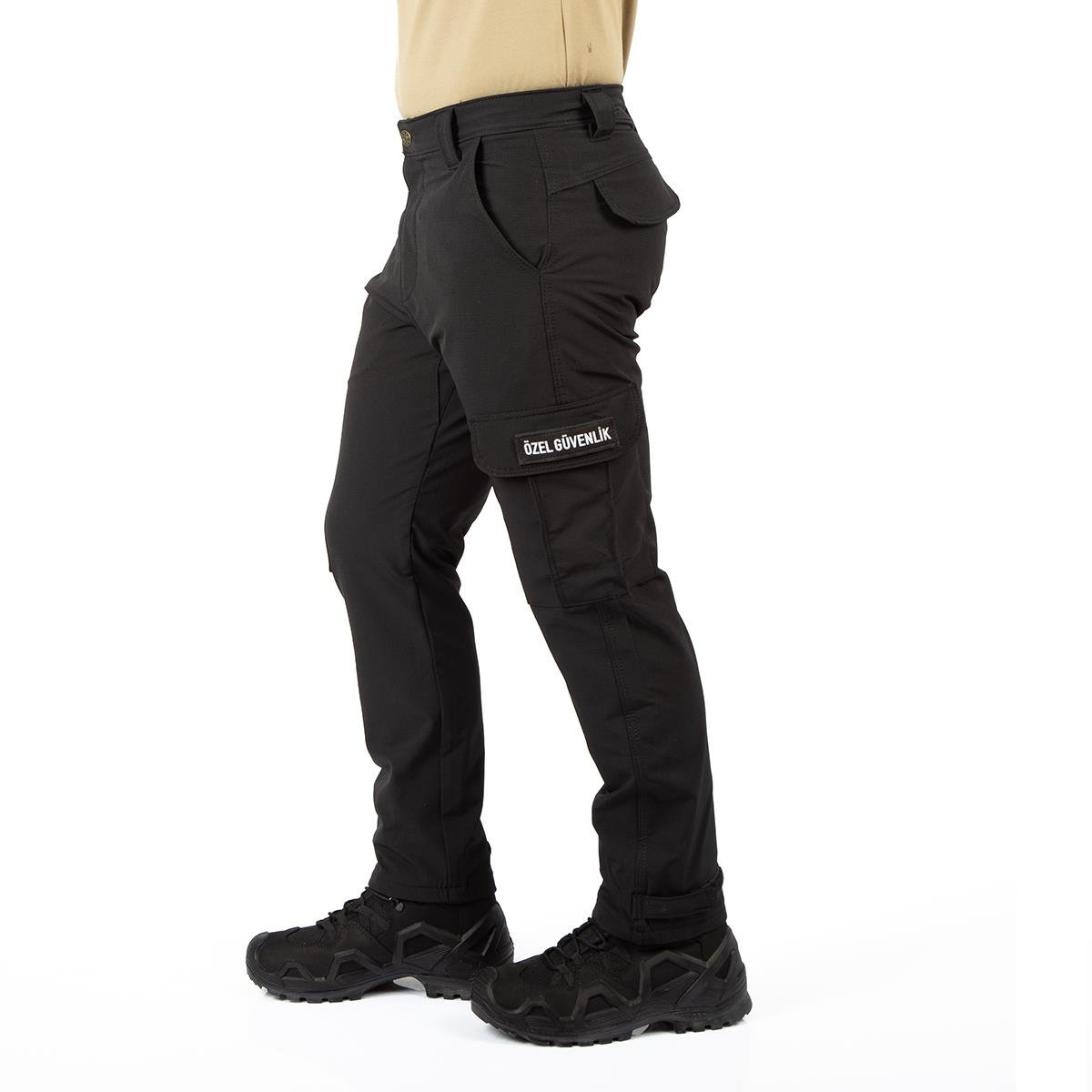Tugan Taktikal Trekking Özel Güvenlik Pantolonu Siyah