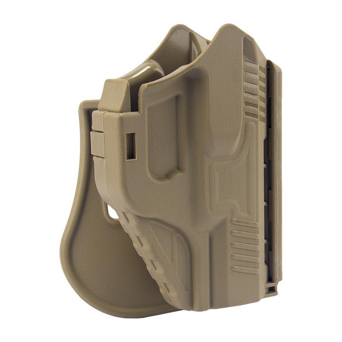 Unicorn Canik 55 TP9 Picatiny Raydan Kilitlemeli Tabanca Kılıfı Çöl Rengi