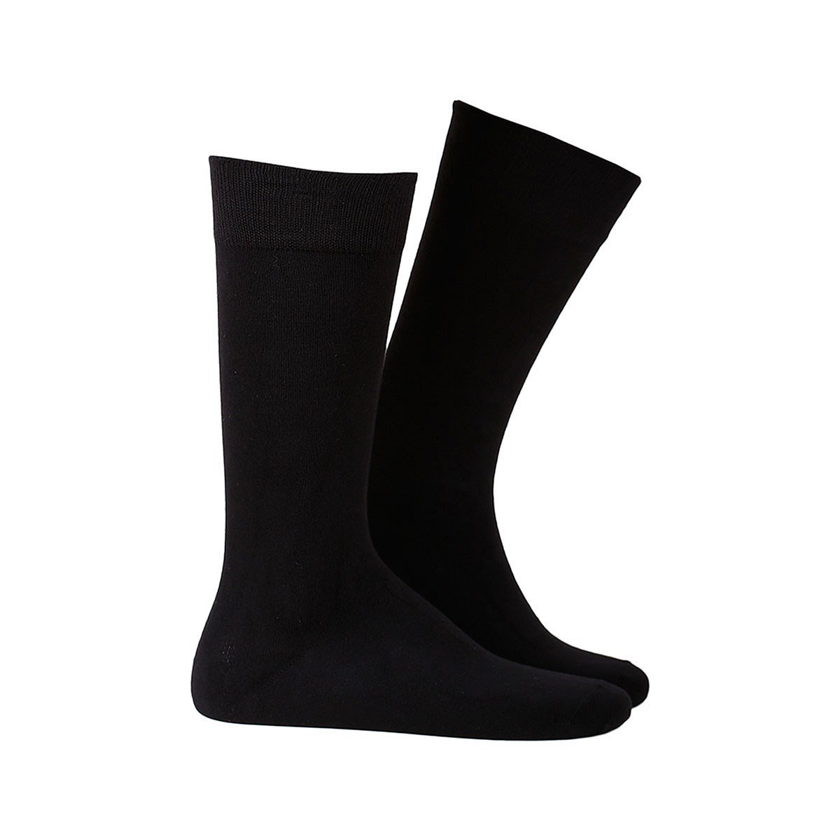 Uzun Konçlu Siyah Asker Çorabı