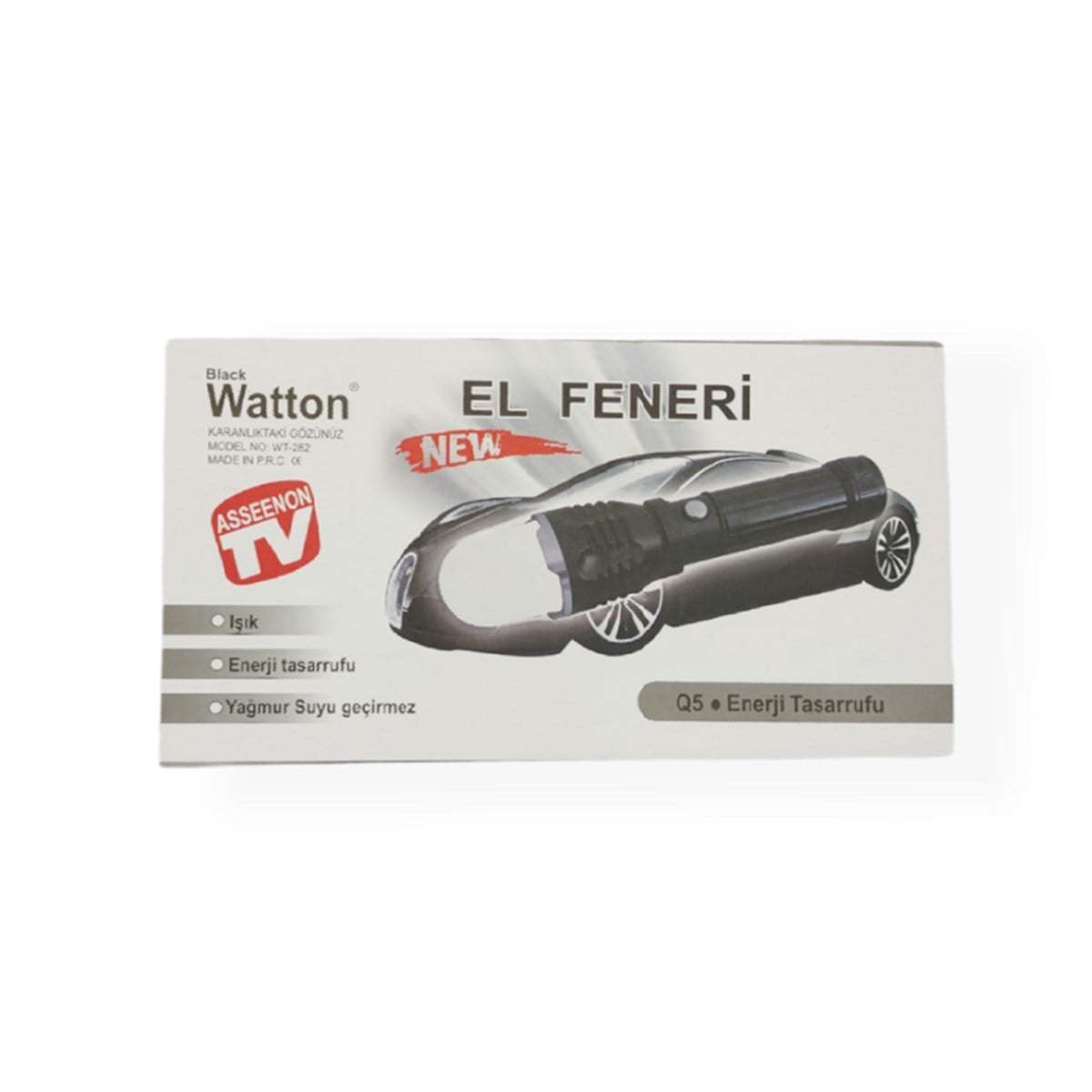 Watton Flaşörlü Uzun Mesafeli Mıknatıslı Şarjlı El Feneri WT-282