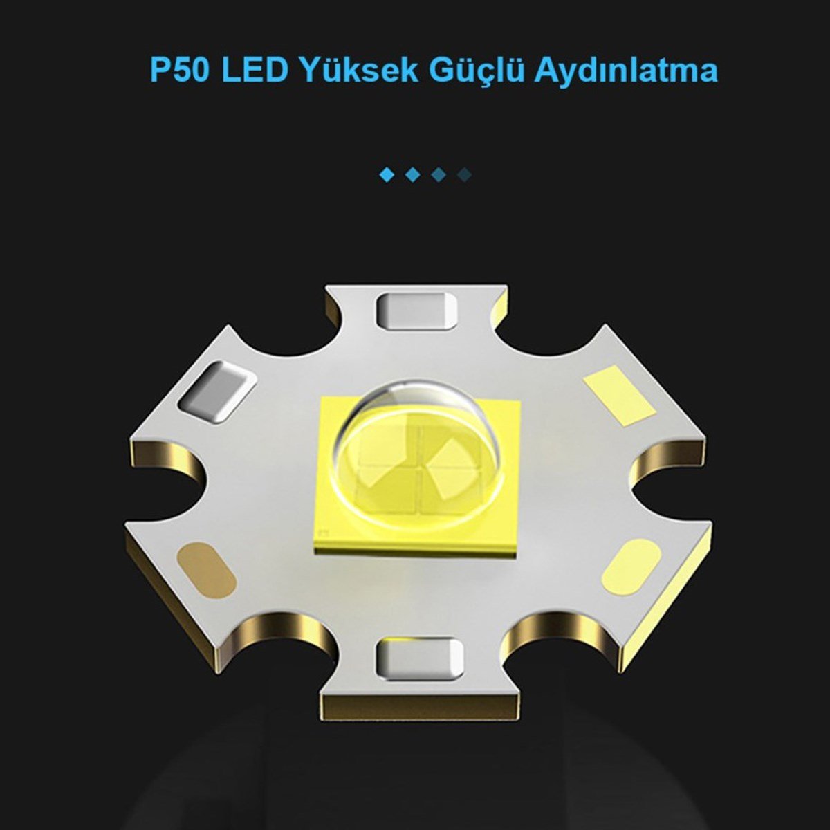 Watton Güçlü El Feneri 3000 Lümen Wt-600