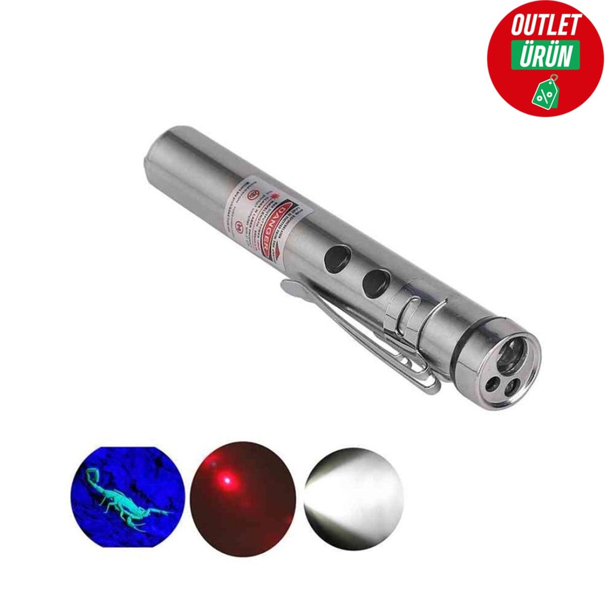 Watton Ultraviyole Lazerli Cep Feneri Wt-170