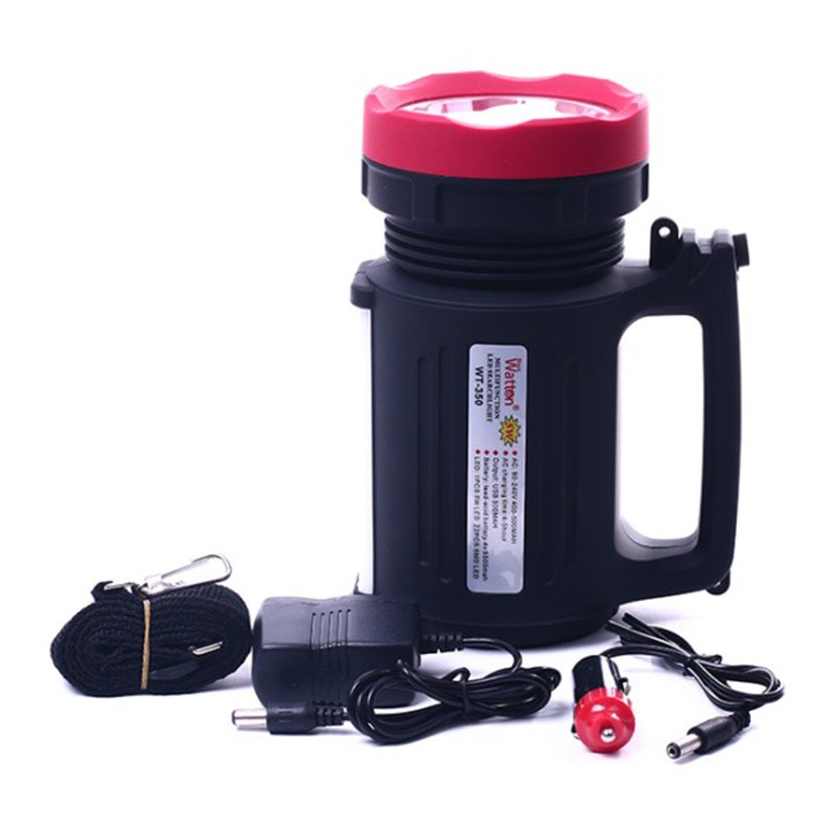 Watton WT-350 Çift Yönlü Büyük Şarjlı El Feneri Projektör